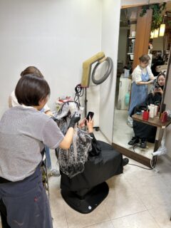 モモちゃん営業後のブリーチ2