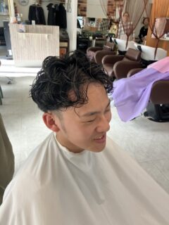 メンズパーマアフター１