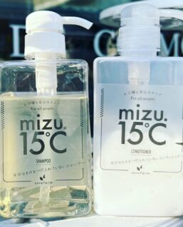mizu.15℃　シャンプー＆コンディショナー