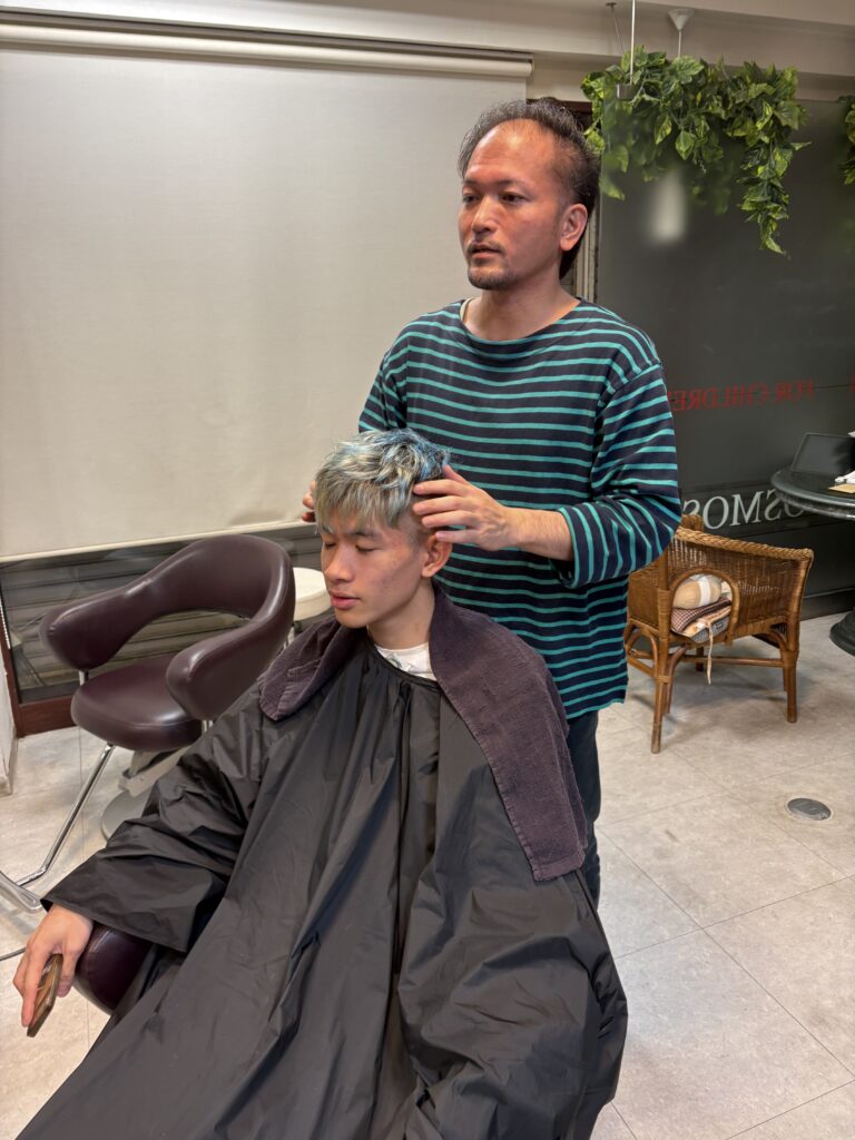 息子の仕上がり