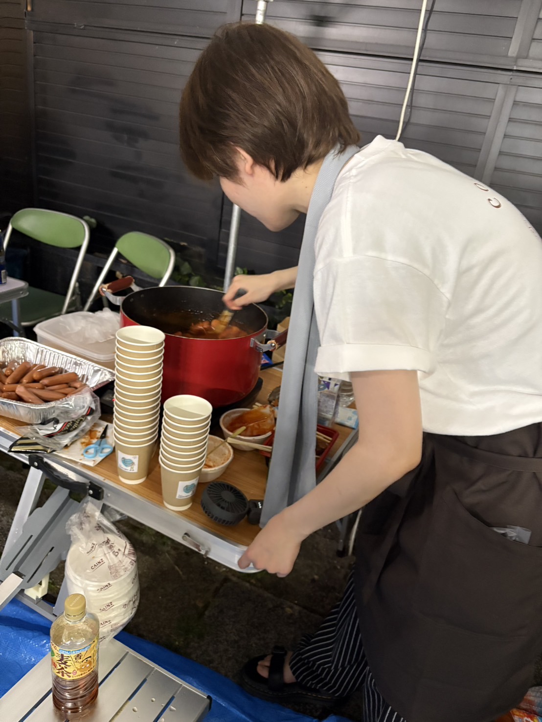 六甲アイランド夏祭りの風景