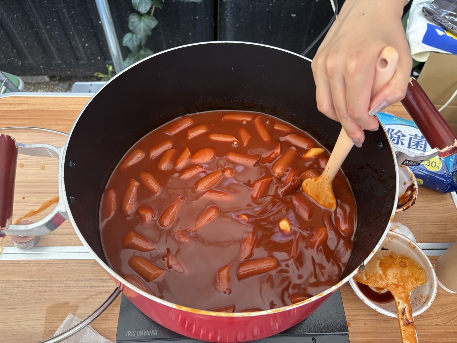 COSMOSが六甲アイランドの夏祭りで販売したトッポギ